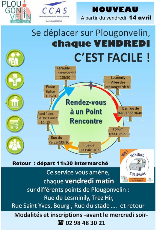 affiche minibus solidaire