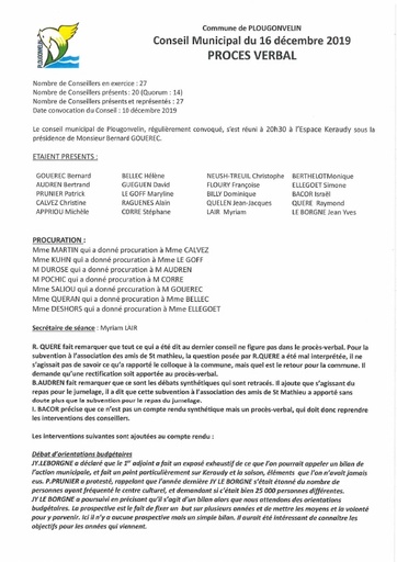 SEANCE DU 16 DECEMBRE 2020